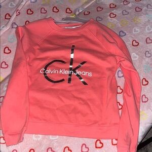 Calvin Klein Jeans Women's Pink Sweater